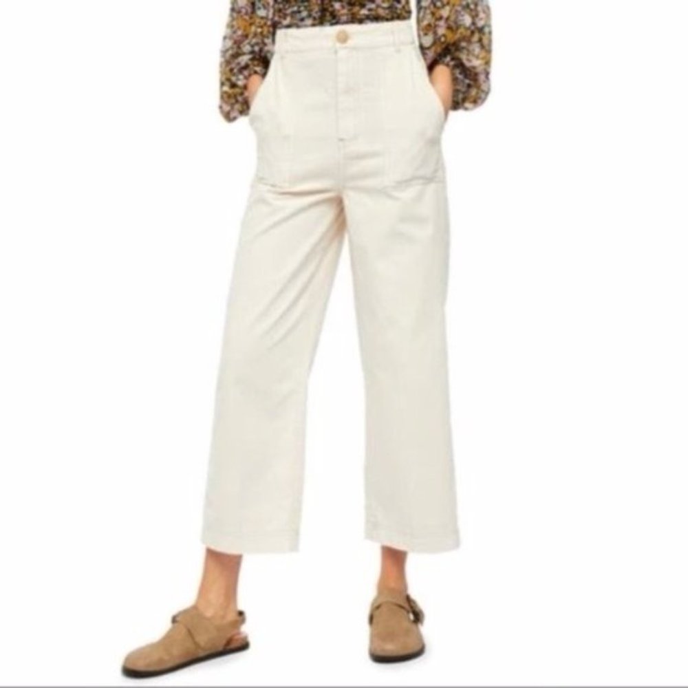 FREE PEOPLE Sunday Skies Straight Leg Pants NWT - Size 0 - Picture 6 of 7
